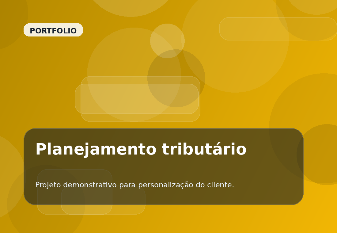 Planejamento tributário